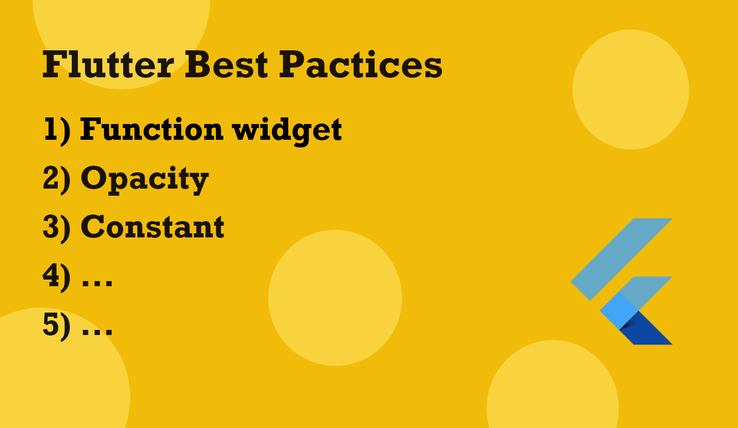 flutter best practices